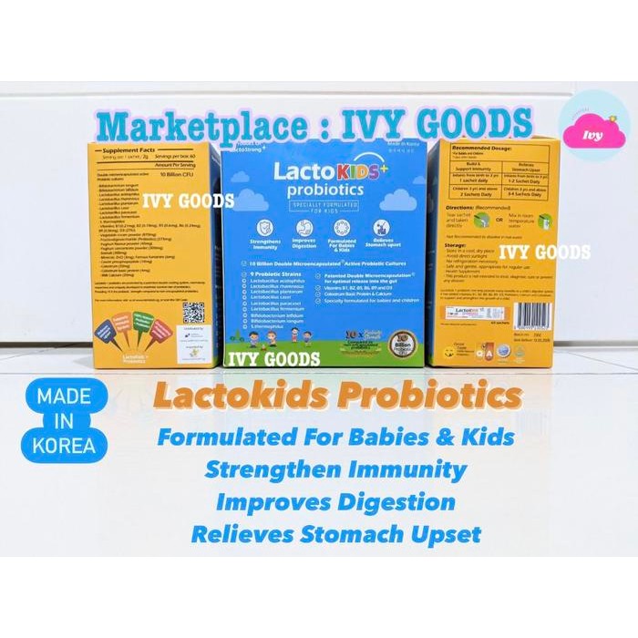 Lactokids Probiotics 60 Sachet