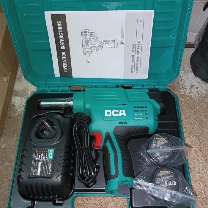 Mesin Rivet Baterai DCA ADPM 50 EK Cordless Blind Riveting Gun