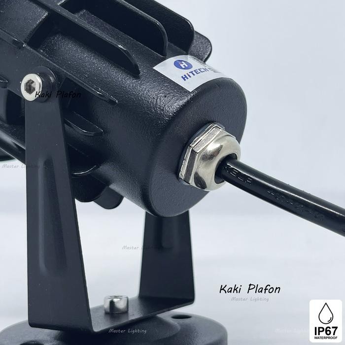 Lampu taman sorot colour RGB 3w led spotlight waterproof warna warni