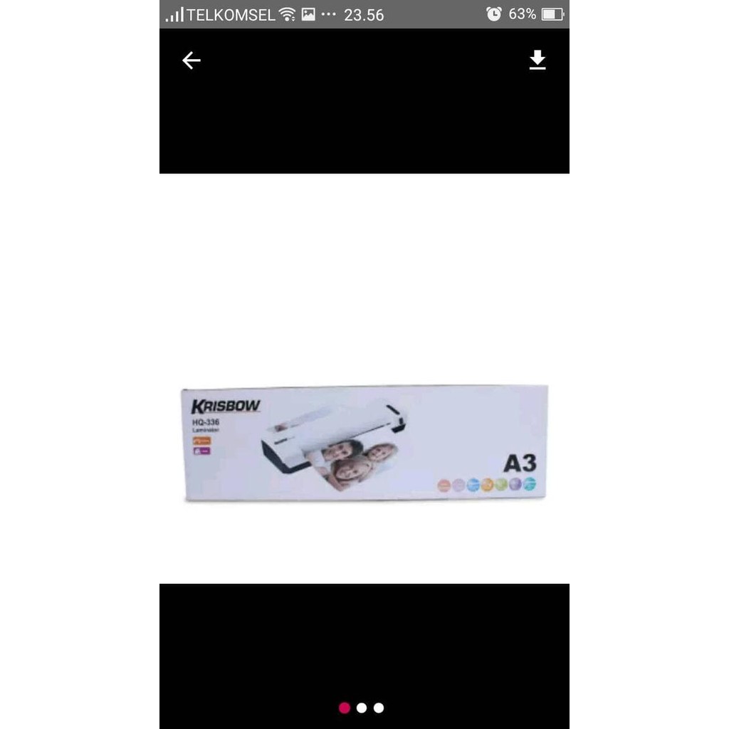 mesin laminating krisbow A3