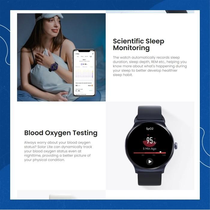 Haylou Solar Lite Smart Watch IP68 Sp02 1.38" Display