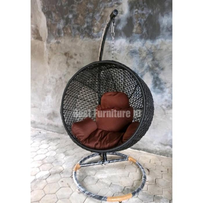 Melayani Faktur Pajak Ayunan Rotan Sintetis Bulat - Ayunan Rotan Sintetis Bundar