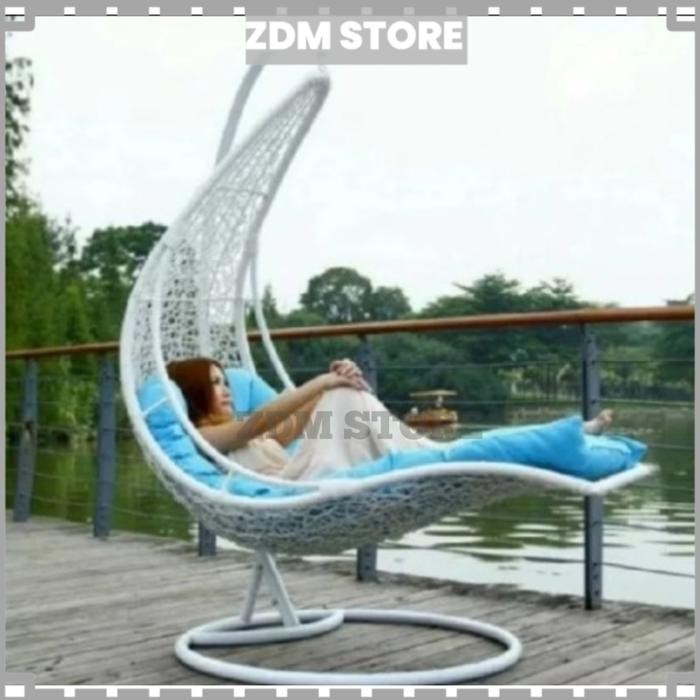Ayunan Gantung Kursi Gantung Rotan Sintetis Kursi Gantung Santai Kursi Malas