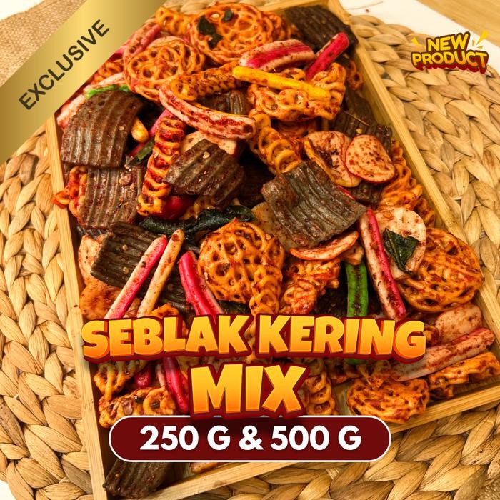 

TERLARIS [Eksklusif] MIX KERUPUK SEBLAK KERING - SAJODO SNACK & FOOD (250gr & 500gr) (Pilih Opsi)