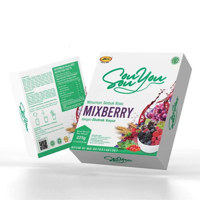 

Pilihan- Jaco Minuman Serbuk Sousouyou Box Minuman Serat Alami