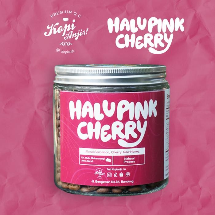 

Pilihan- Biji Kopi Arabika Halu Pink Cherry 200 Gram - Specialty Roast Beans (Gunung Halu