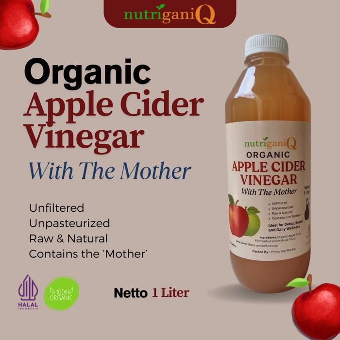 

Pilihan- Nutriganiq Organic Apple Cider Vinegar Cuka Apel Organik