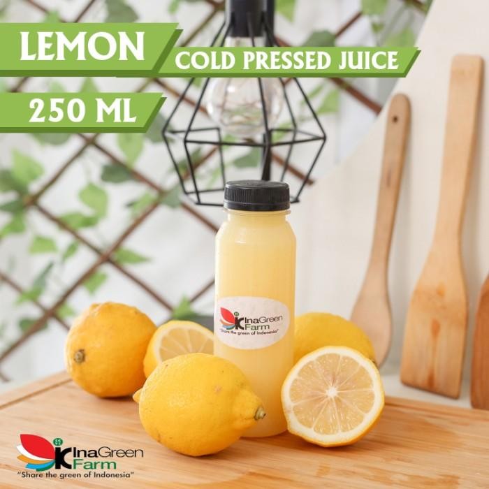 

Pilihan- Lemon Cold Pressed Juice 250 Ml Inagreen Farm Bandung