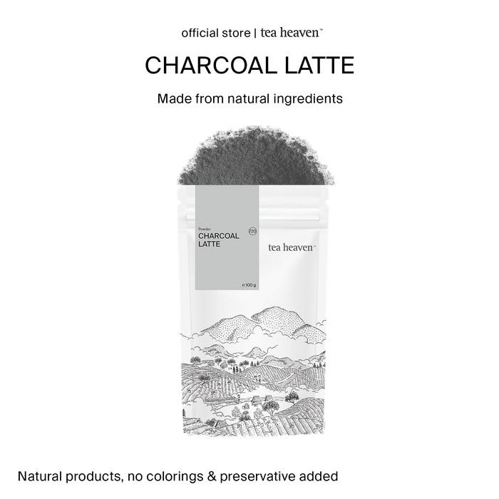 Pilihan- Charcoal Latte Pure Powder Drink Bubuk Minuman Arang