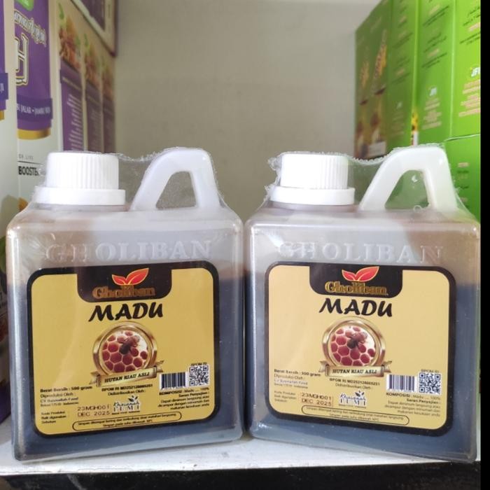 

Pilihan- Madu Hutan Riau Gholiban Plus Bee Pollen Dan Royal Jelly 500 Gram