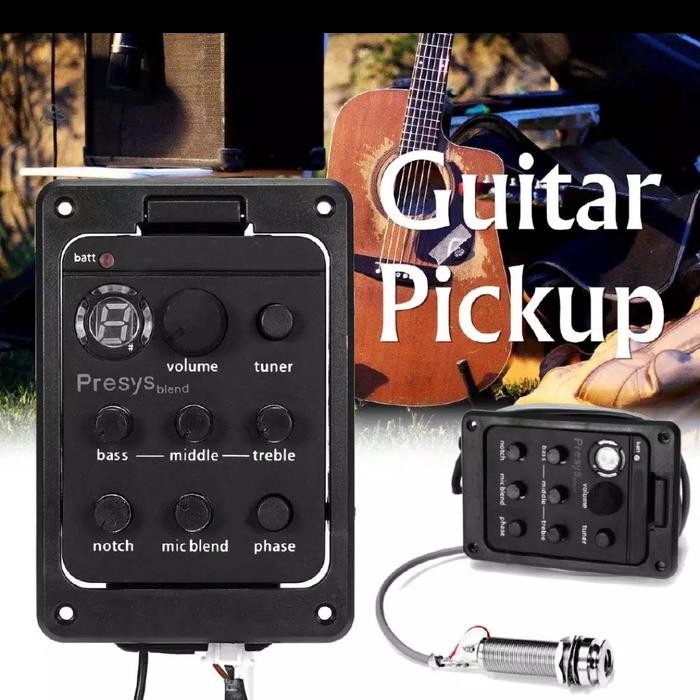 Ultimate Guitar - Preamp Fishman Presys Blend Mic & Tuner Tuner - Equalizer Fishman