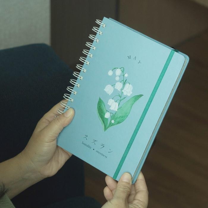 

Notebook / Journal A5 Birth Flower Series - Lily Of The Valley
