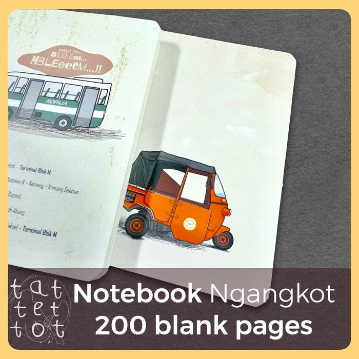 

Notebook A5 Hardcover 200 Blank Pages Tebal Buku A5 Polos Bajaj Kopaja
