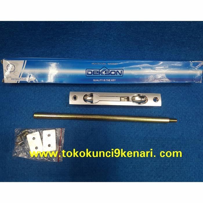 SLOT TANAM PINTU BESI DEKSON FLUSH BOLT DKS SQ501 270MM GRENDEL TANAM