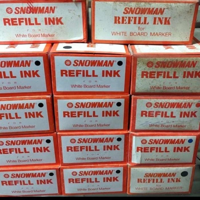 

Refill Spidol Snowman White Board Per Box