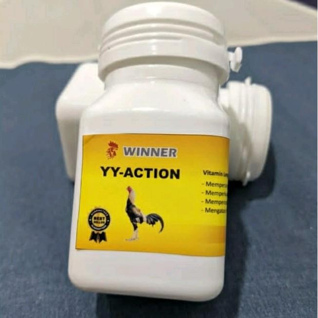 winner action. vitamin ayam berkualitas cap ayam jago