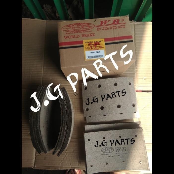 Jual Brake Lining / Kampas Rem Only Wb Depan Hino Bus Rk Lubang 8