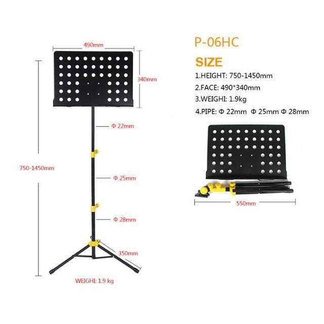 Pilihan- Taffstudio Stand Partitur / Stand Quran / Stand Tab / Stand Ipad / Stand Buku Musik +