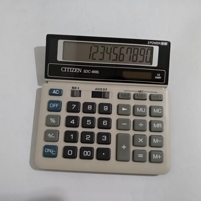 

Kalkulator Citizen Sdc - 868L