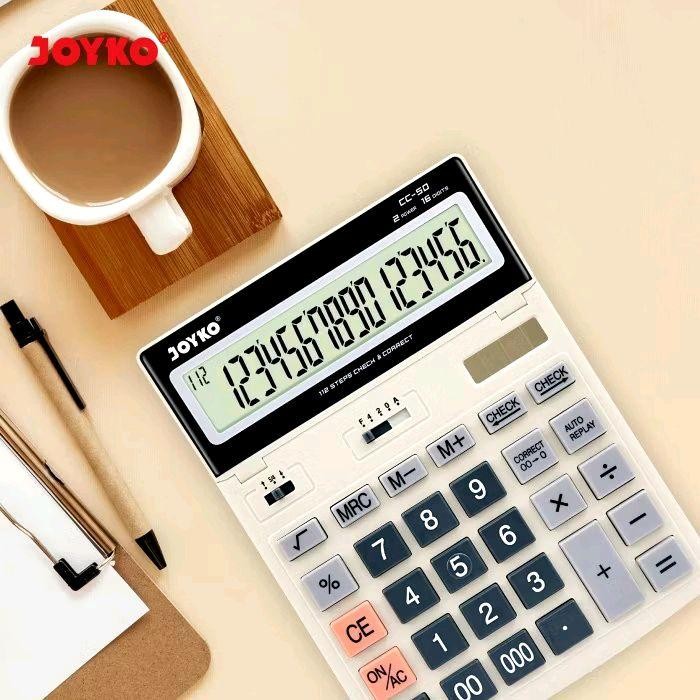 

Promo! Joyko Cc-50 Calculator Kalkulator 16 Digits