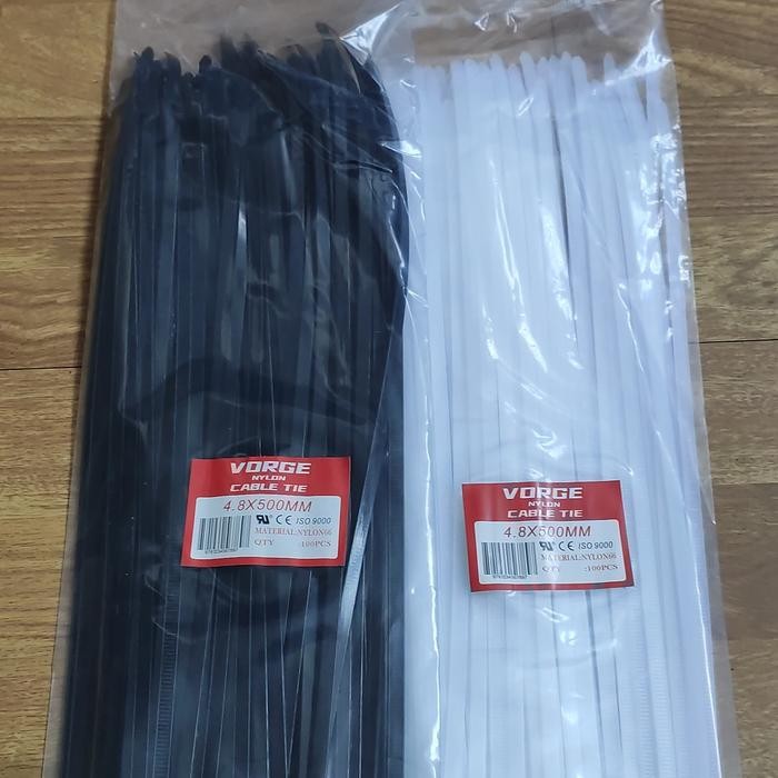 Pilihan- Kabel Ties Cable Pengikat Vorge 4.8 X 500 Mm 4,8 X 50 Cm 50Cm 500Mm 4.8X500 4,8X500