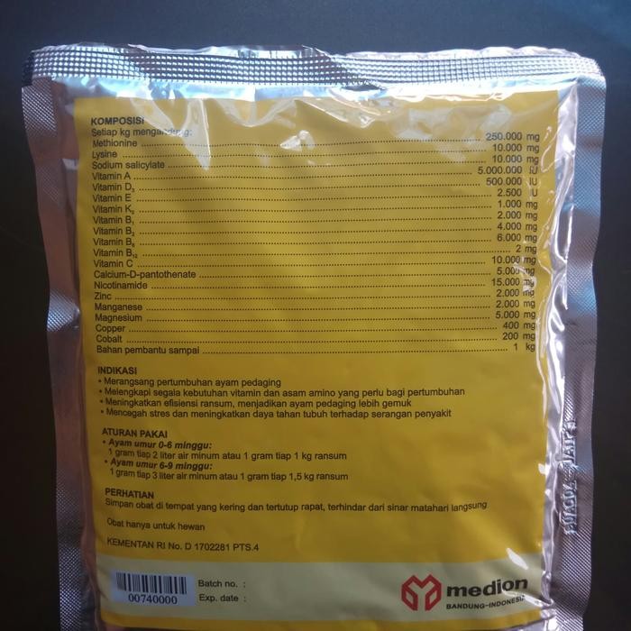 vitamin ayam neobro neo bro obat nafsu makan ayam kemasan 250gram