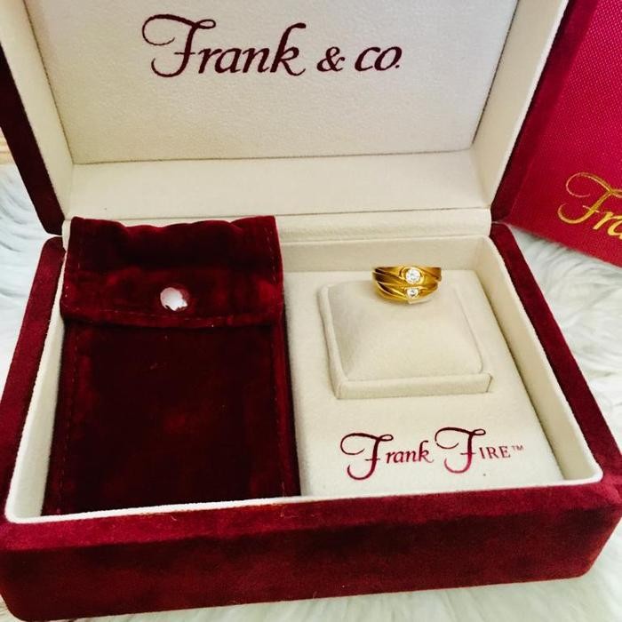 Frank N Co Wedding Ring Box /Single Ring Box Original