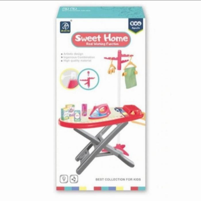 MAINAN MEJA SETRIKA ANAK SWEET HOME IRON TABLE SET