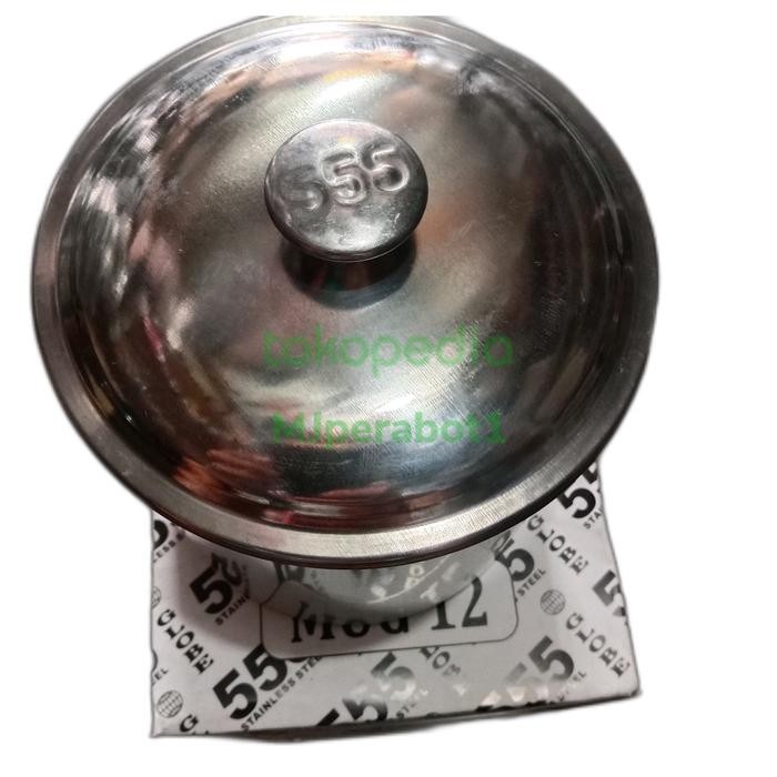 Mug 12 Cm Stainless Steel 555/ Gelas Mug