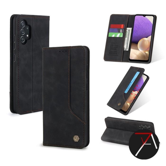 Samsung Galaxy M52 5G Flip Caseme POLA Dompet Kulit Leather Cover Case