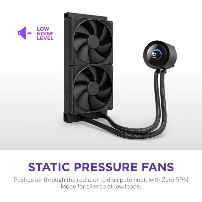 NZXT KRAKEN PLUS 240 AIO LIQUID COOLER WITH LCD DISPLAY