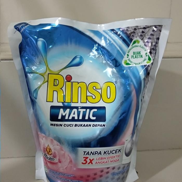 rinso matic/rinso matic bukaan depan/rinso cair front loading/rinso