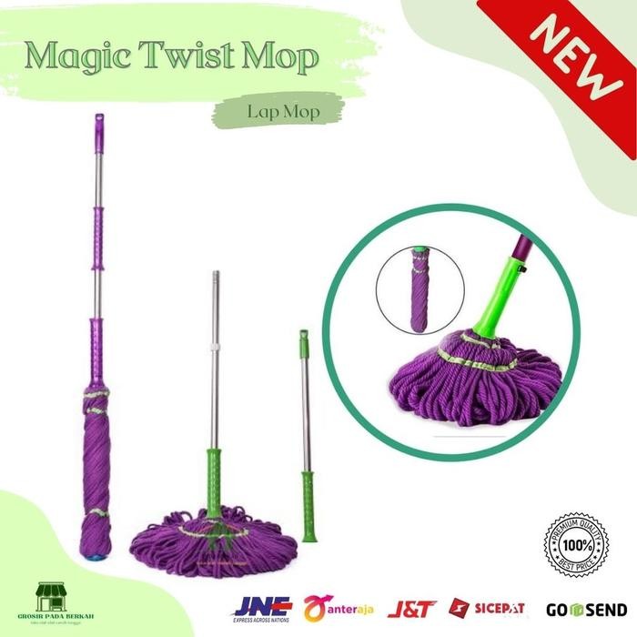ALAT PEL LANTAI PERAS PUTAR DYNAMIC MICROFIBER PRAKTIS/ ALAT PEL LANTAI TANPA KOTORI TANGAN/MAGIC