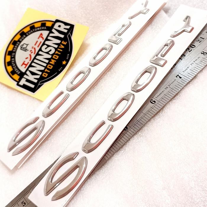 Mark Logo Emblem Honda Scoopy Prestige Crom Sepasang