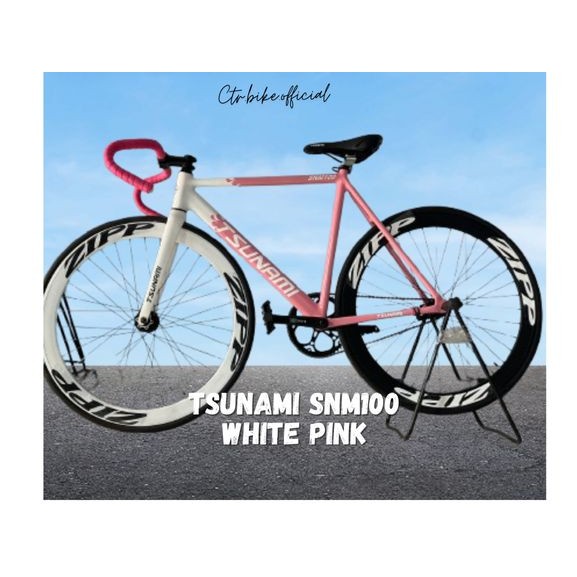 FULLBIKE SEPEDA FIXIE TSUNAMI SNM100 SIAP PAKAI