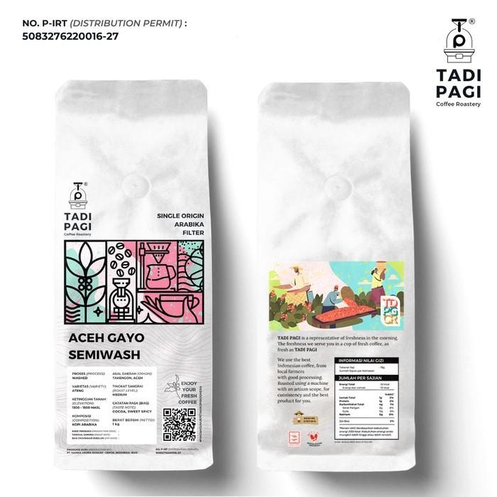 

Arabika Gayo Semi Wash 200 gr Roast Bean Coffee