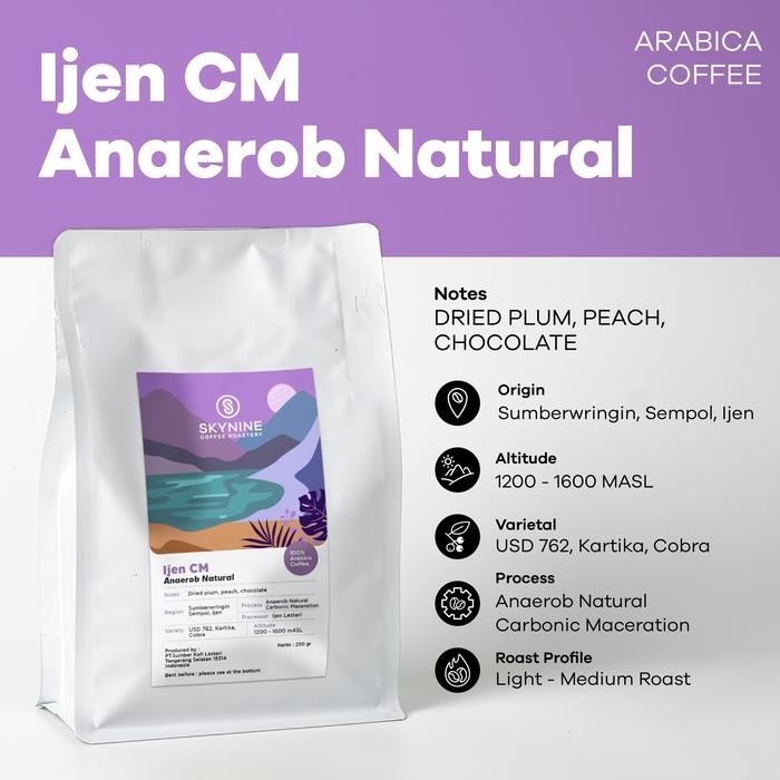 

KOPI ARABIKA IJEN CM ANAEROB NATURAL ROASTED BEANS