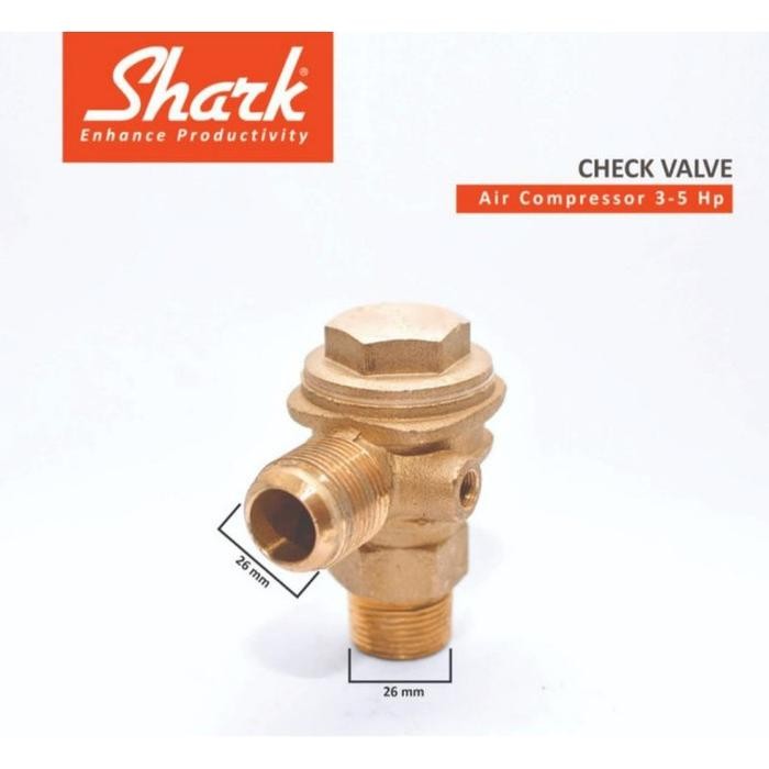 CHECK VALVE KOMPRESOR SHARK 3-5HP CHECK VALVE KOMPRESOR ANGIN 3 - 5 HP
