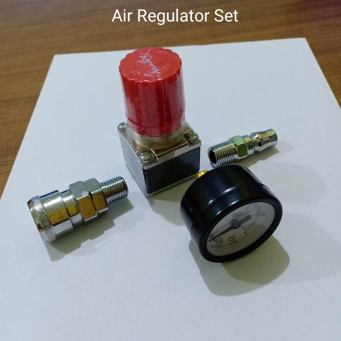 REGULATOR KOMPRESOR DGN METERAN DAN COUPLER SET