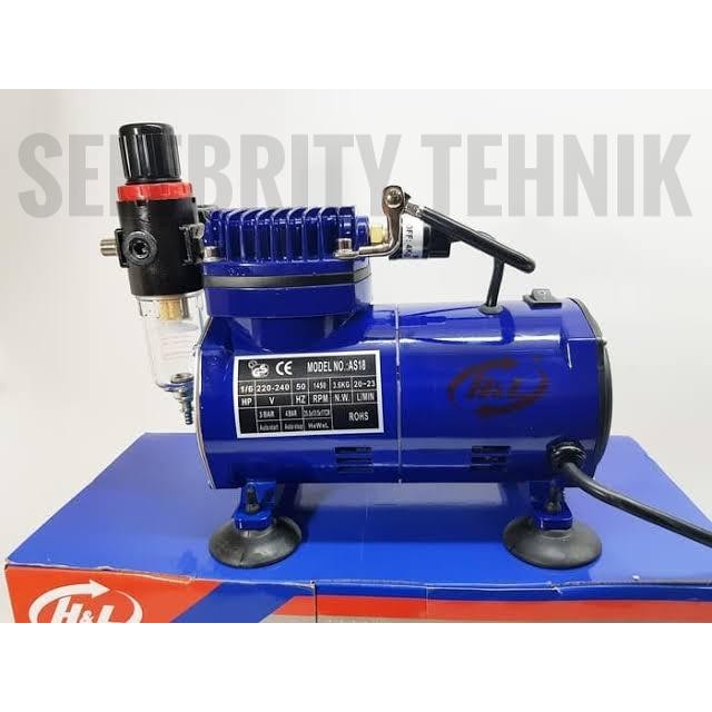 MINI KOMPRESOR SET AIRBRUSH - H&L MINI KOMPRESOR