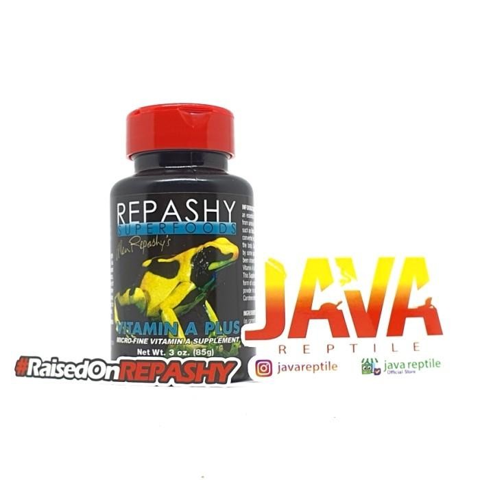 TERLARIS  REPASHY VITAMIN A PLUS 85GR SUPPLEMEN DART FROG PACMAN FREDDY PIXIE