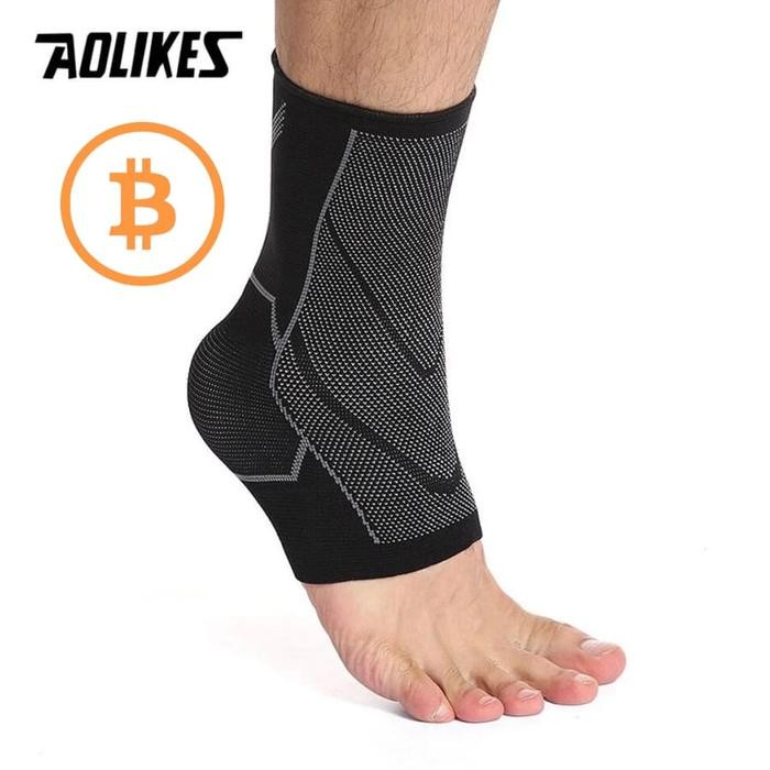 AOLIKES Ankle Bracer Elastis Dekker Pelindung Engkel Pergelangan Tumit Mata Kaki Cidera Terkilir