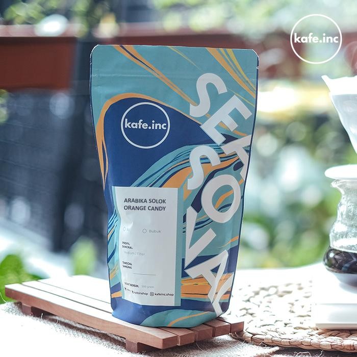 

Kopi Arabika Solok Orange Candy 200 gram Seasonal Series Kafein