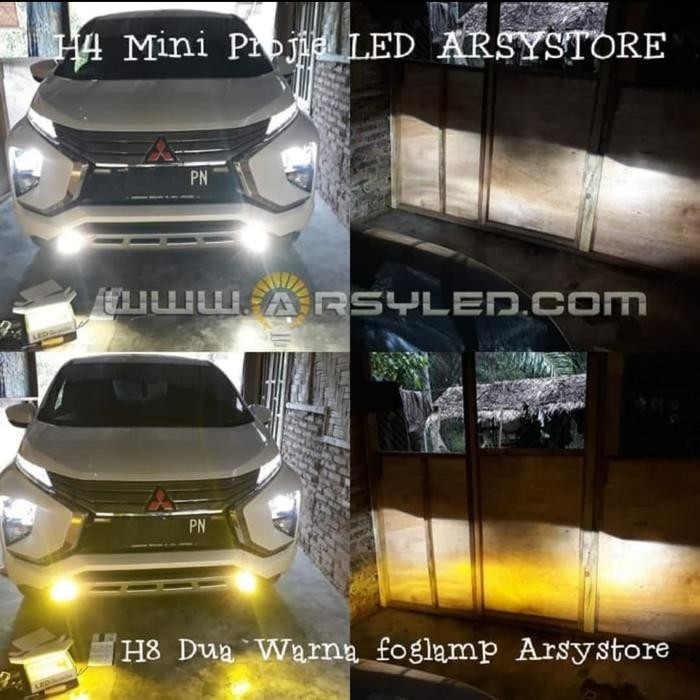 Lampu Kabut Foglamp LED Xpander Livina H8 H11 H16 Dua Warna
