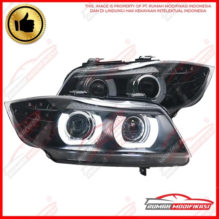 HEADLAMP - BMW E90 2005-2012 - SONAR - ANGEL EYES - LED INDICATOR