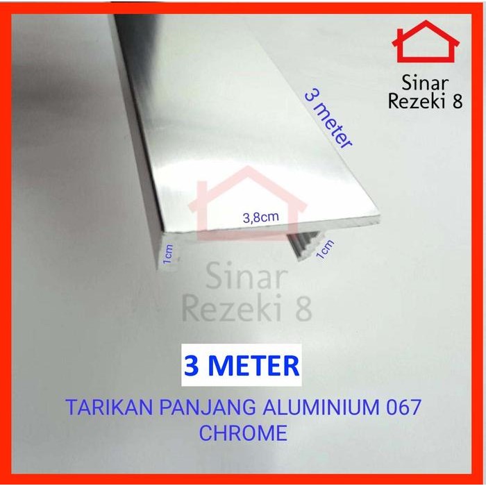 Tarikan Handle Profil Aluminium 067 Lis Frame Lemari Pintu Minimalis