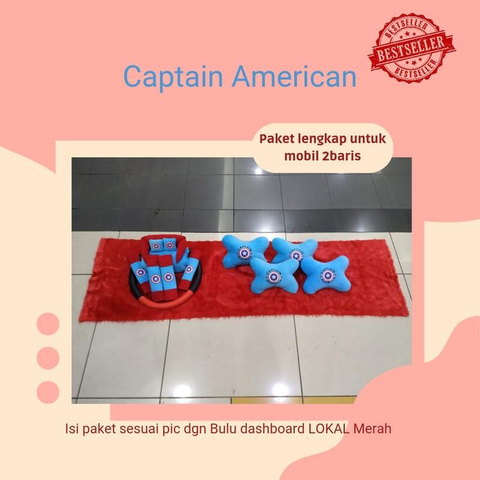 Stok Baru PAKET LENGKAP ALAS BULU DASHBOARD LOKAL + SET BANTAL MOBIL KARAKTER MOBIL 2BARIS FREE
