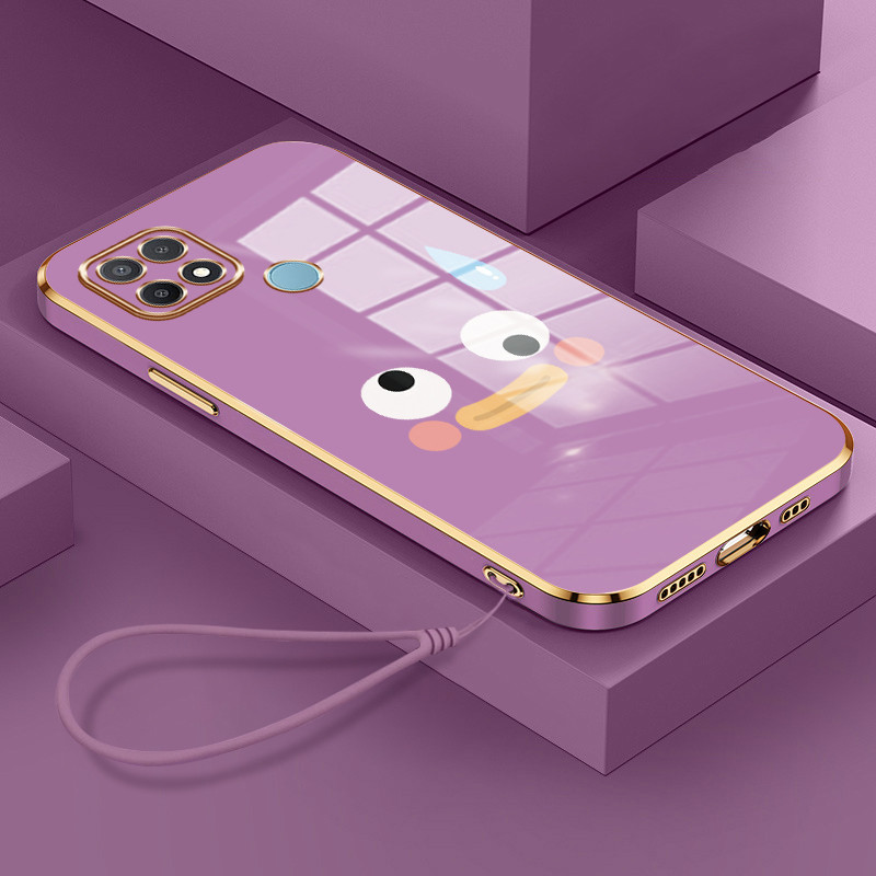 Casing Hp Untuk OPPO A15 A15s A35 Case Casing pola Ekspresi lucu Cesing HP Kesing Silikon Softcase d