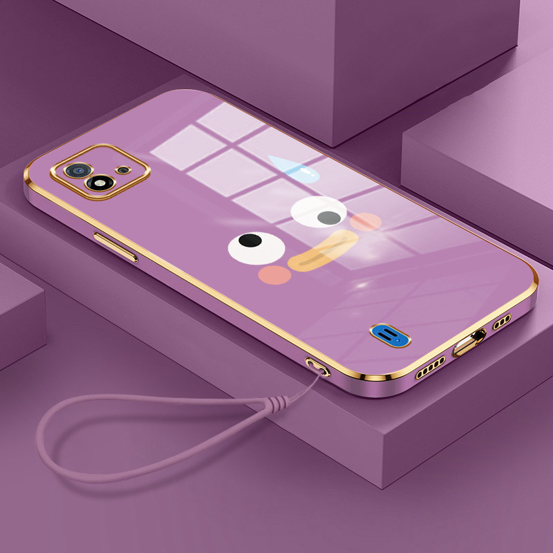 Casing Hp Untuk Realme C20 C20A C11 2021 C11 2020 Case Casing pola Ekspresi lucu Cesing HP Kesing Si