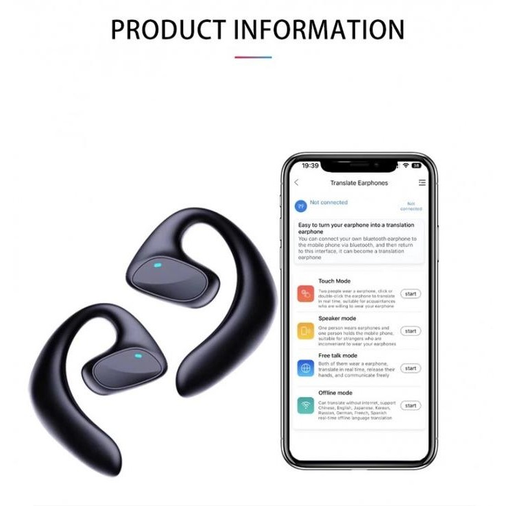 

Headset Penerjemah 144 Bahasa Asing - M8 Translator Tws Earphone